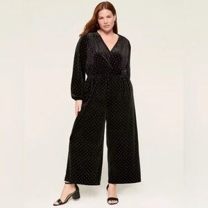 Elegant Black Jumpsuit with Gold Accents